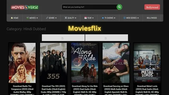 Latest HD Movie & Web Series Download Moviesflix pro