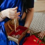 woman holding a jewelry box